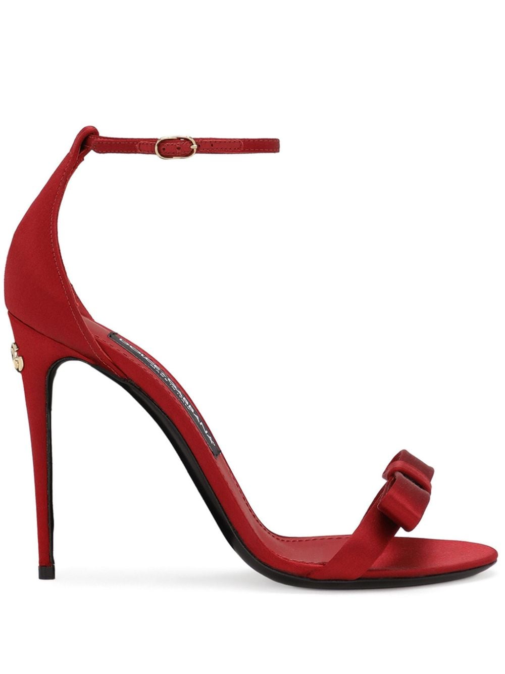 Dolce & Gabbana Keira satijnen sandalen - Rood