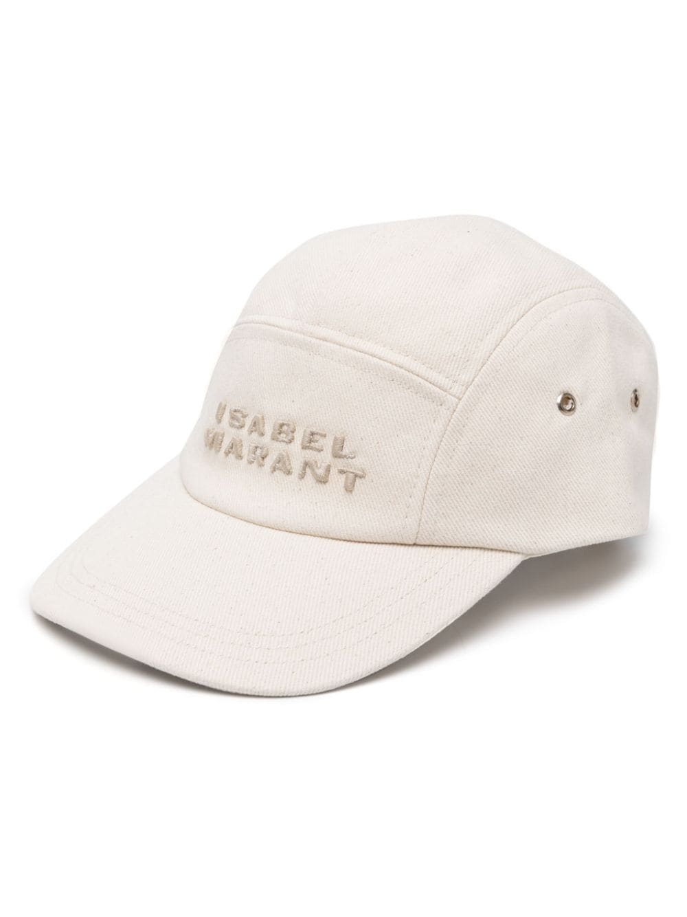 ISABEL MARANT Pet met geborduurd logo - Beige