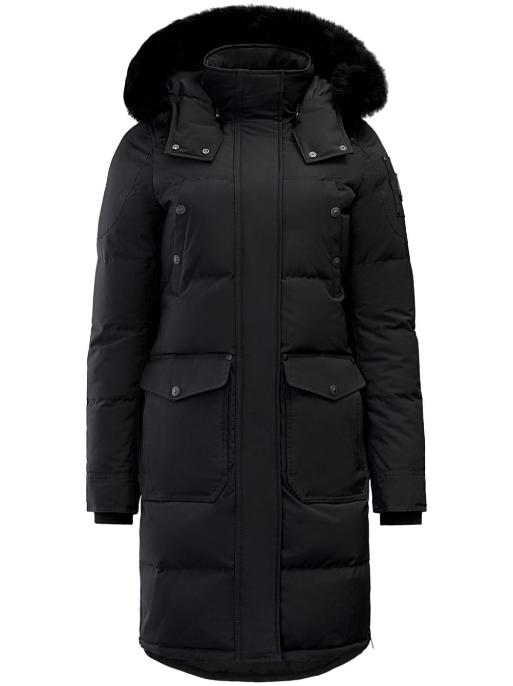 Moose Knuckles Jas met capuchon - Zwart