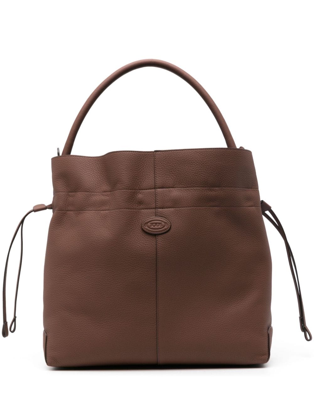 Tod's Di leren bucket-tas - Bruin