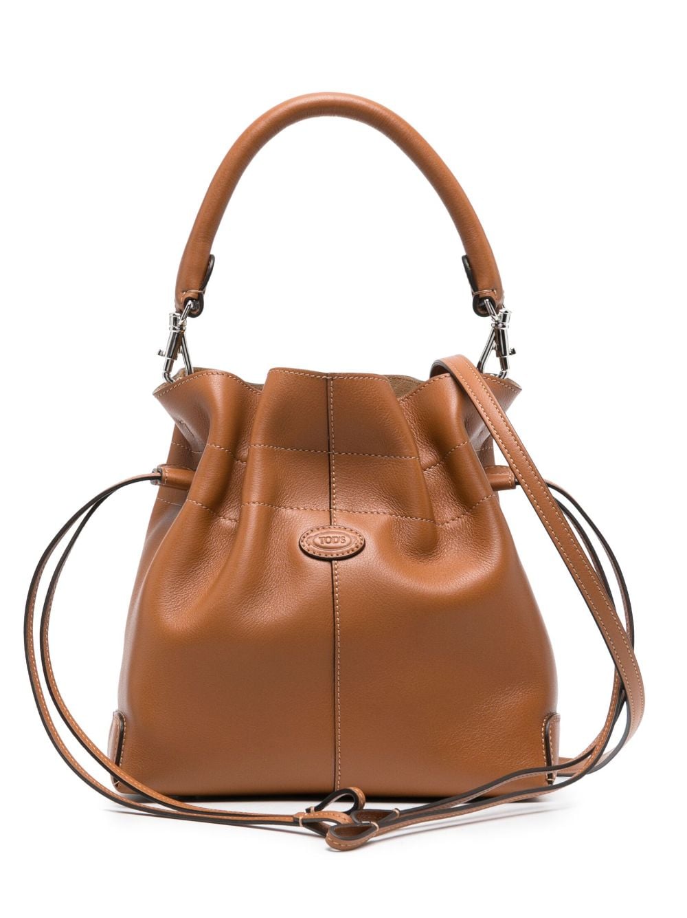 Tod's Leren bucket-tas - Bruin