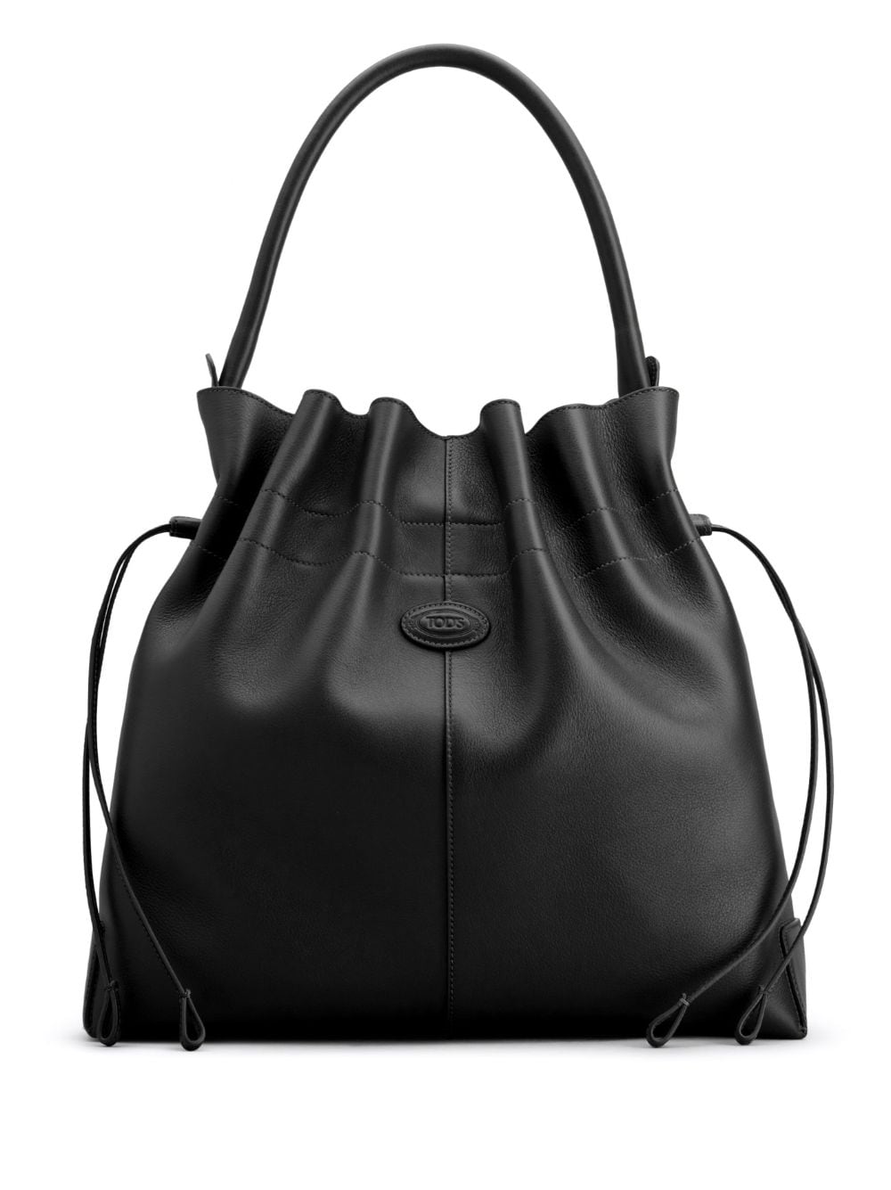 Tod's Leren bucket-tas - Zwart