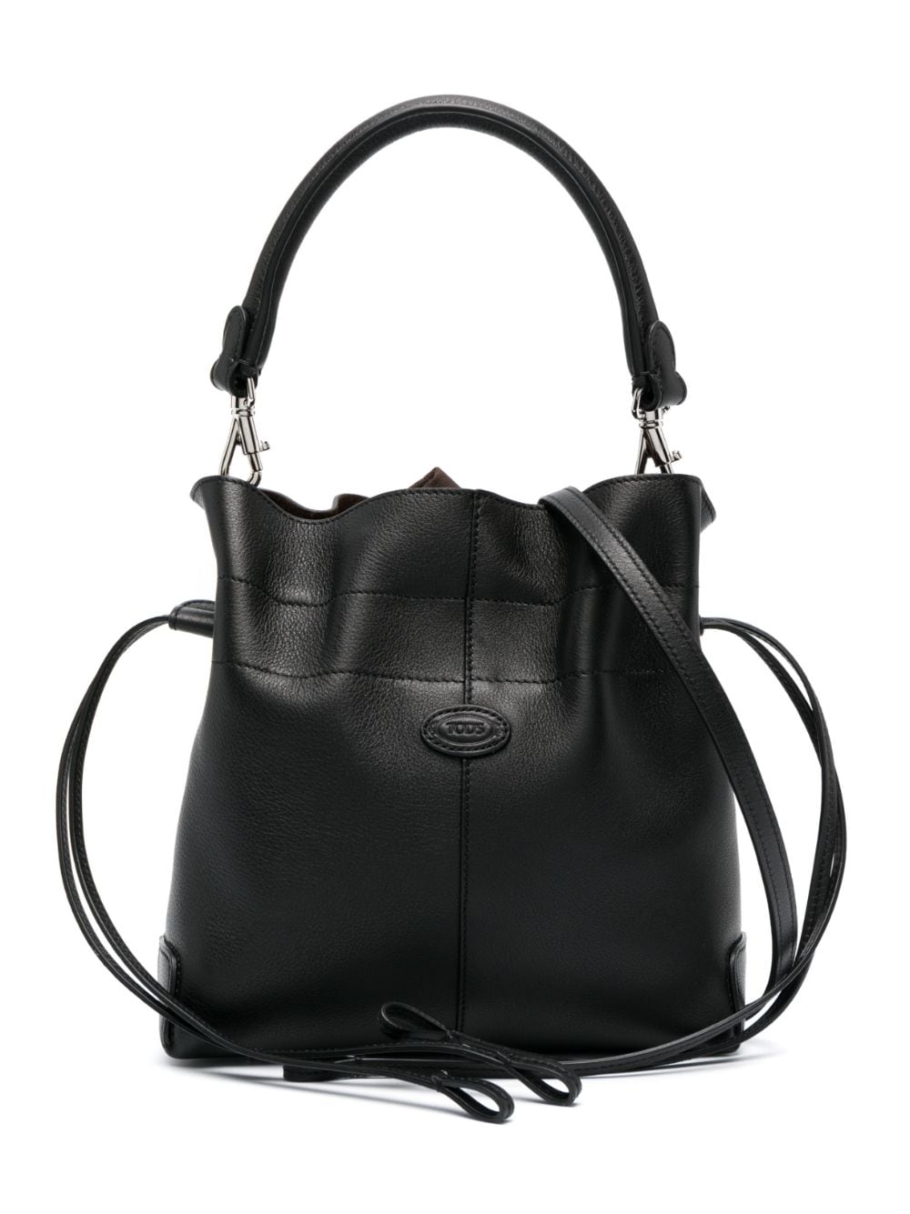Tod's Leren bucket-tas - Zwart