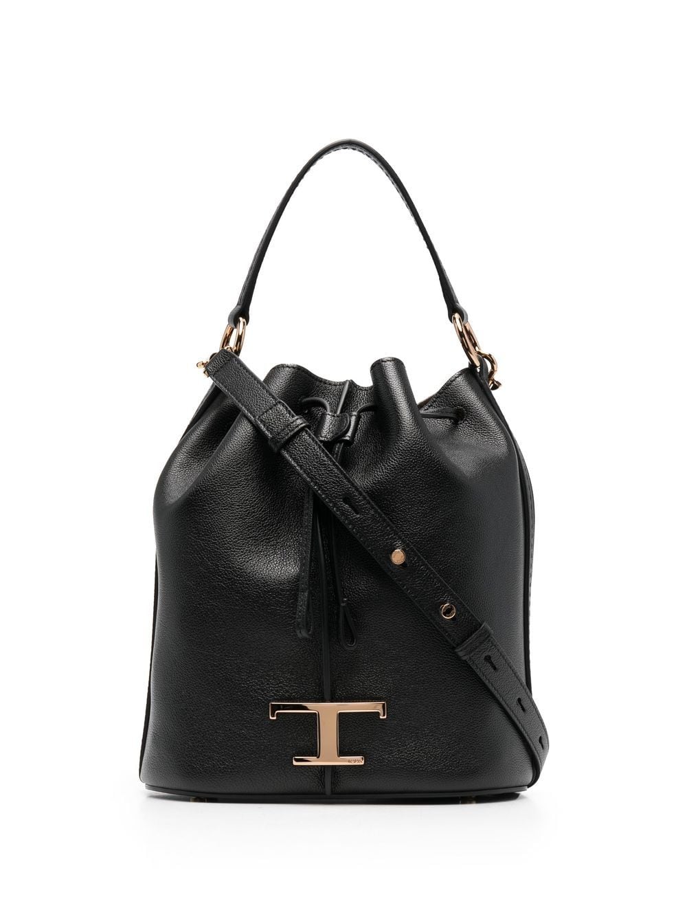 Tod's Leren bucket-tas - Zwart