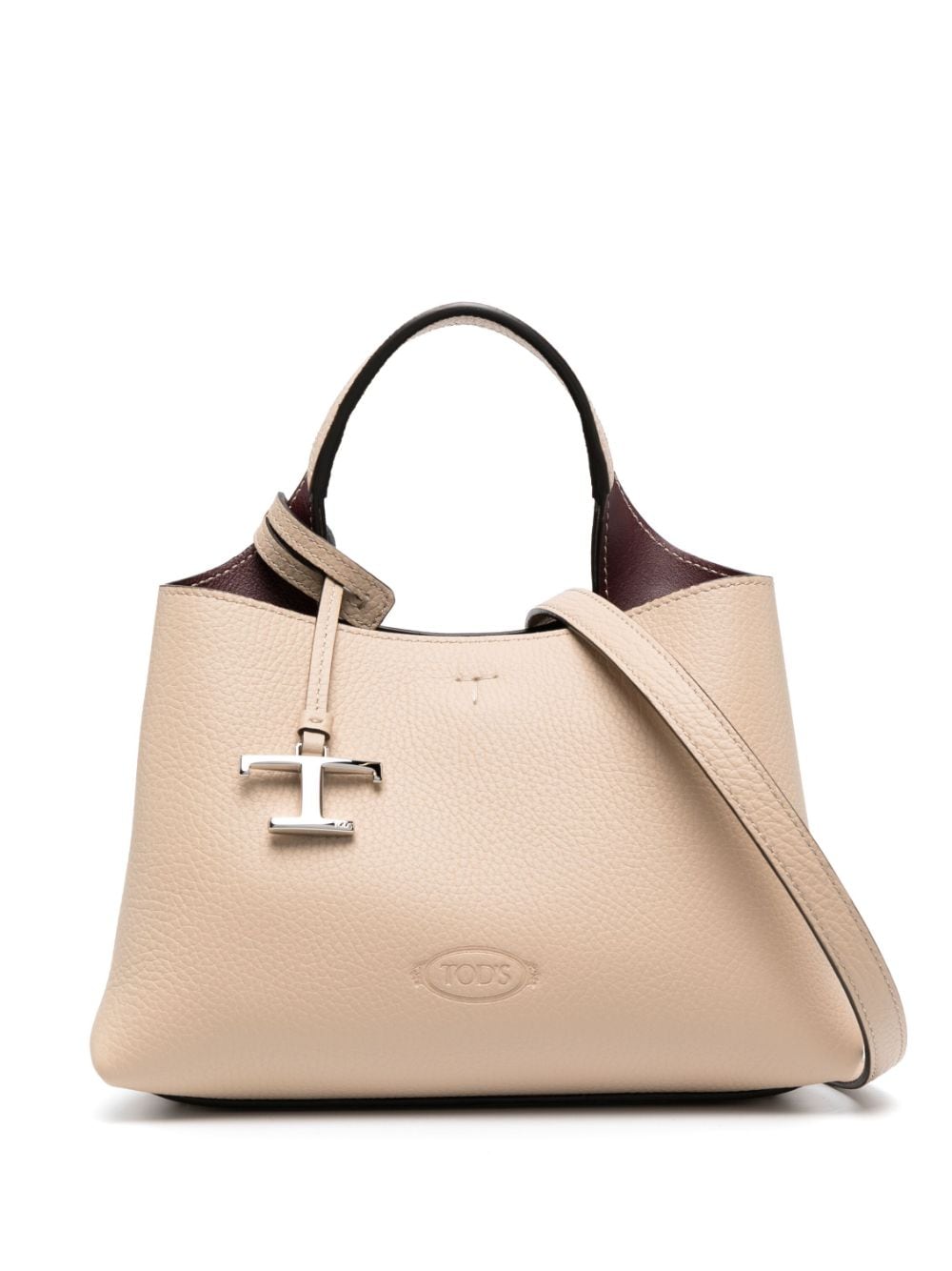 Tod's Lottie leren crossbodytas - Beige