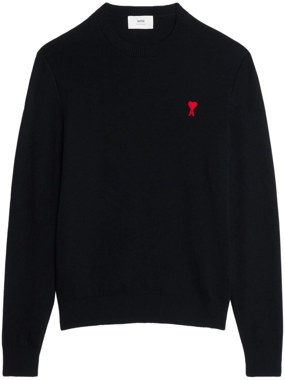 AMI Paris Trui met logo - Zwart