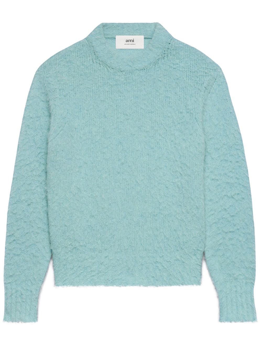 AMI Paris Trui met textuur - Blauw