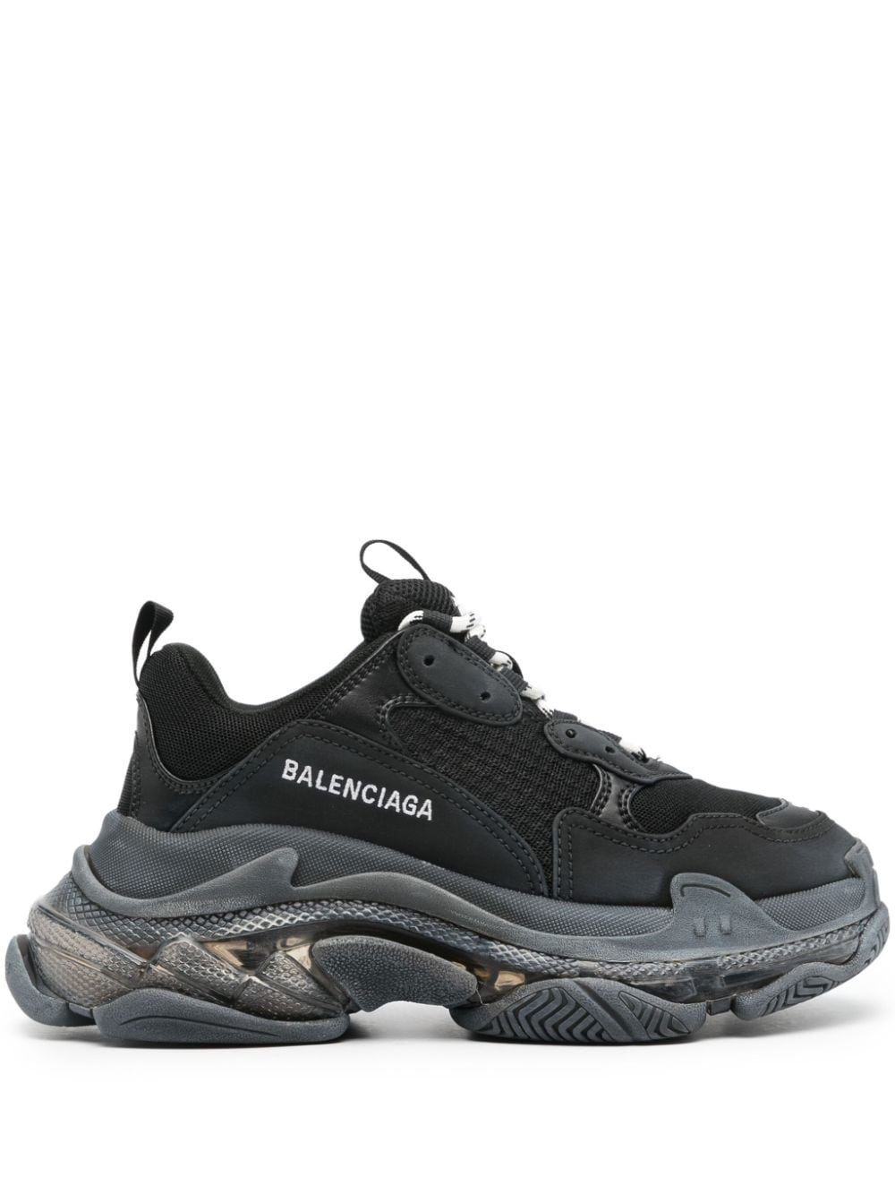 Balenciaga Triple S mesh sneakers - Zwart