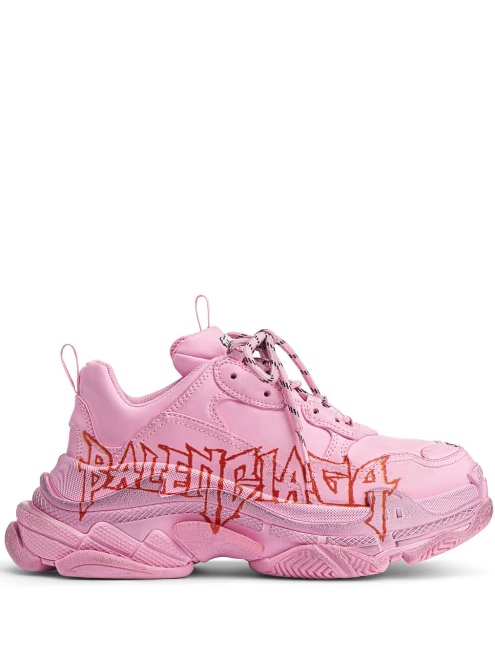 Balenciaga Triple S sneakers met logoprint - Roze