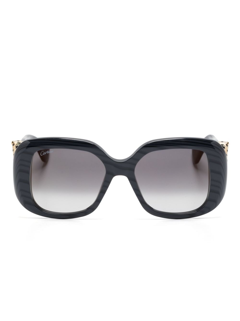 Cartier Eyewear Panthère de Cartier zonnebril met vierkant montuur - Grijs