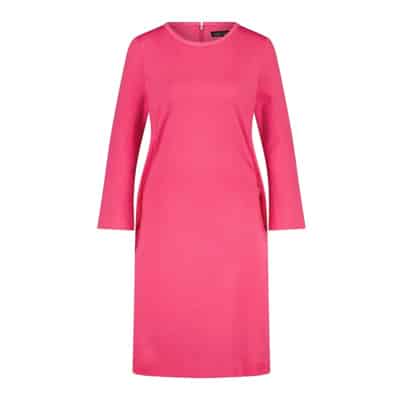 Comfortabele Jersey Jurk met 3/4 Mouwen Marc Cain , Pink , Dames