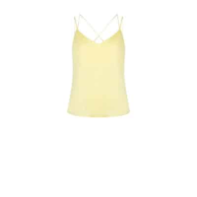 Elegant Satin Singlet Dante 6 , Yellow , Dames