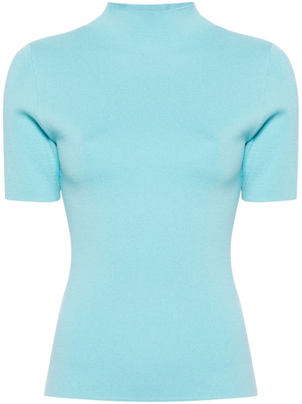 Essentiel Antwerp Frigobar trui met korte mouwen - Blauw