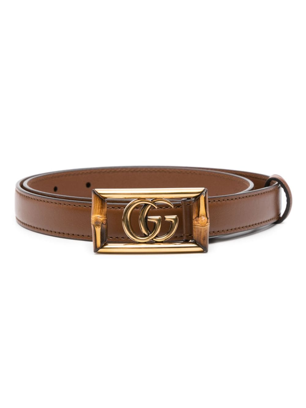 Gucci Riem met GG gesp - Bruin