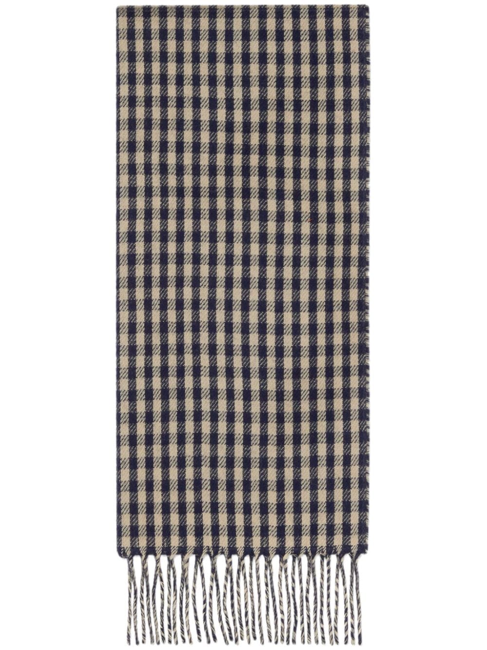 Gucci Sjaal met gingham ruit - Blauw