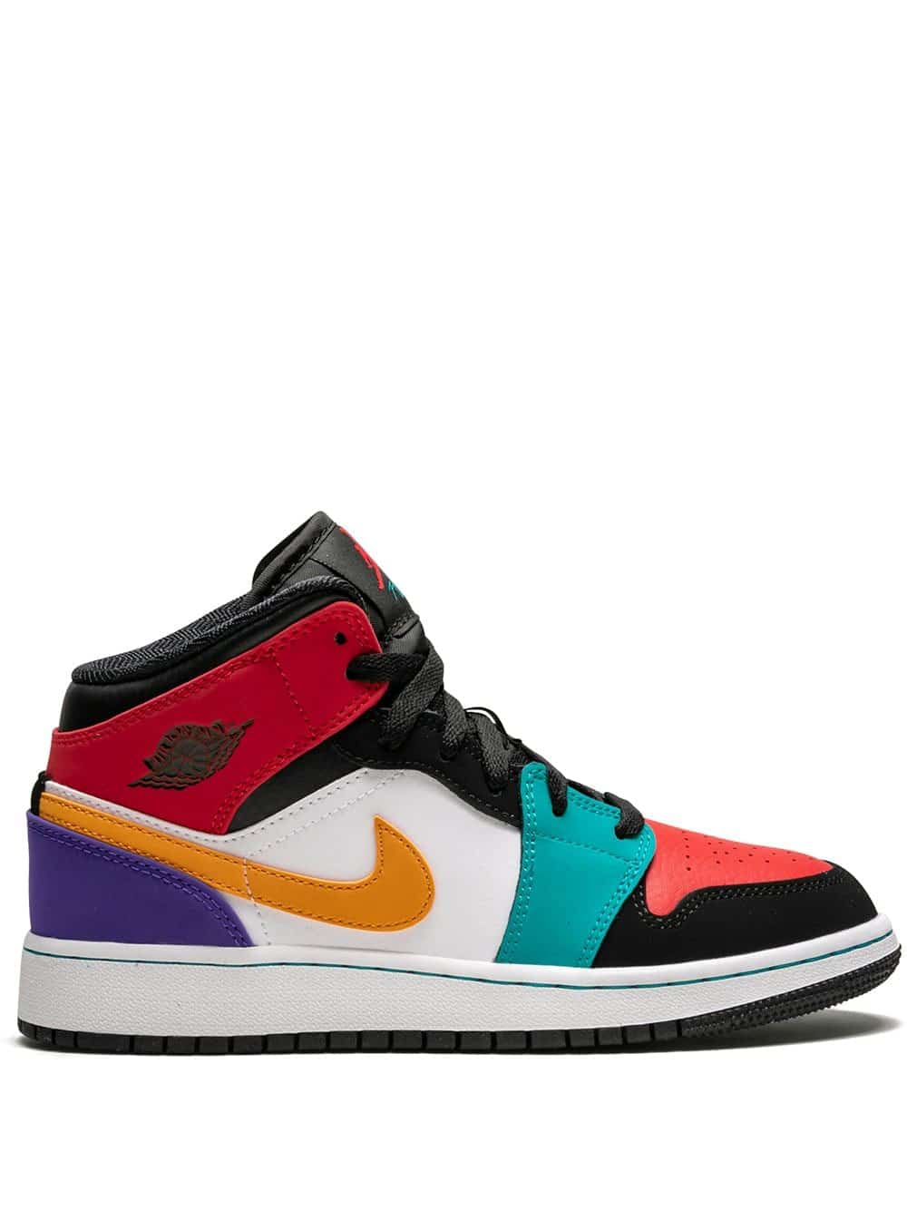 Jordan Kids Air Jordan 1 Mid sneakers - Zwart