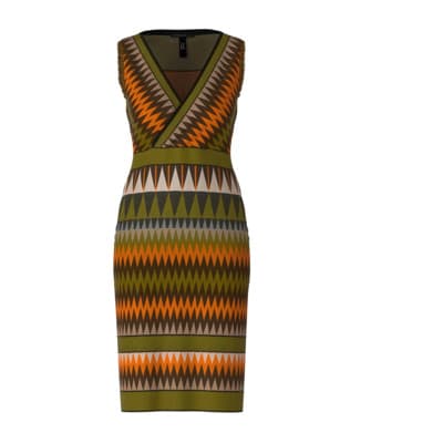 Jurk met franje in jaren 70 stijl Marc Cain , Green , Dames