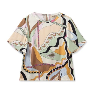 Kleurrijke korte mouwen blouse MOS Mosh , Multicolor , Dames