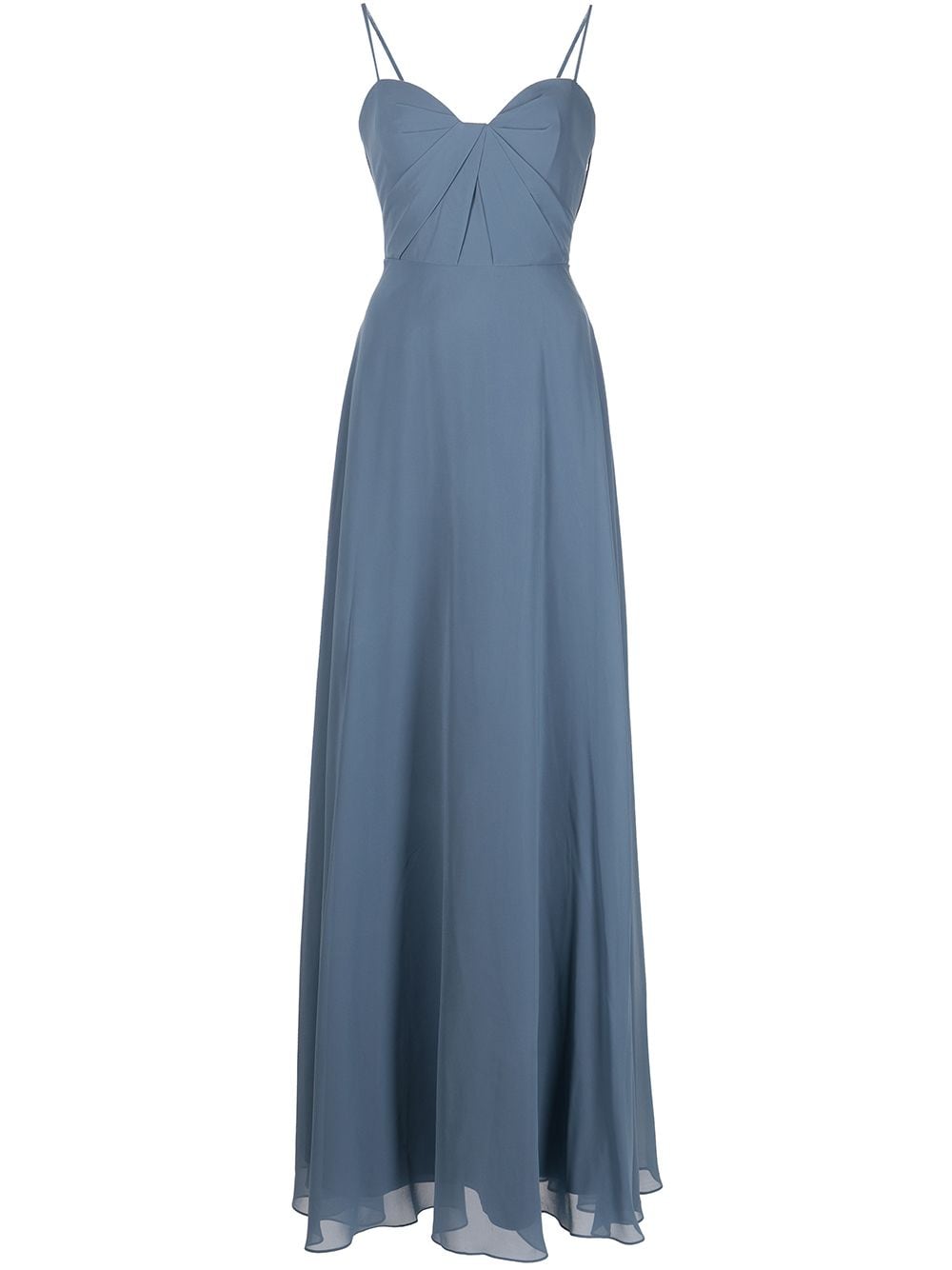 Marchesa Notte Bridesmaids Maxi-jurk met spaghettibandjes - Blauw