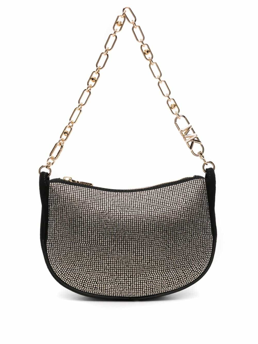 Michael Kors Tas met geborduurd logo - Zwart