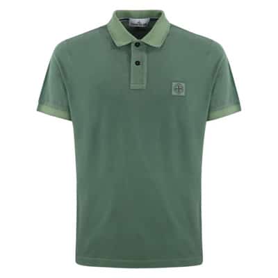 Polo Shirts Stone Island , Green , Heren