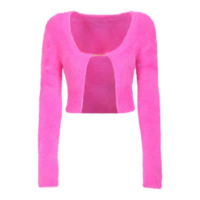 Roze Cardigan Trui - Ultieme Stijl en Comfort Jacquemus , Pink , Dames