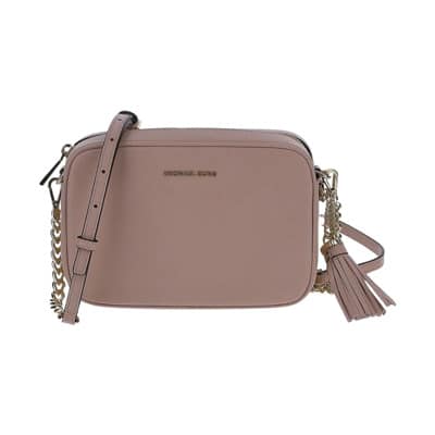 Roze Leren Jet Set Tas Michael Kors , Pink , Dames