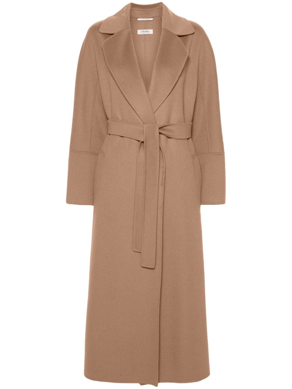 'S Max Mara Jas met ceintuur - Bruin