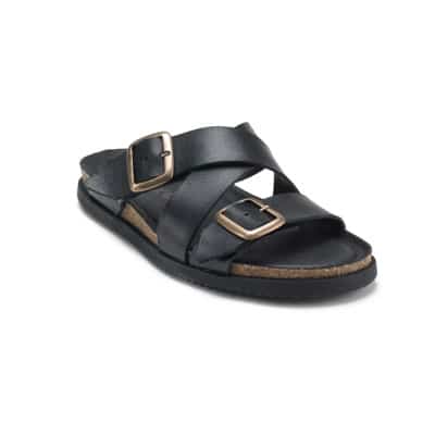 Slippers Nature Footwear , Black , Dames