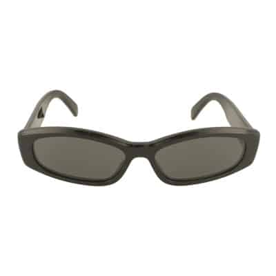 Stijlvolle Rechthoekige Zonnebril Celine , Black , Dames