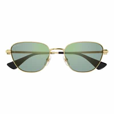 Stijlvolle zonnebril Cartier , Yellow , Dames
