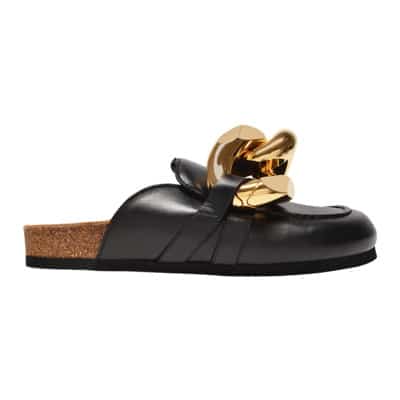 Stijlvolle zwarte slippers voor semi-formele gelegenheden JW Anderson , Black , Dames