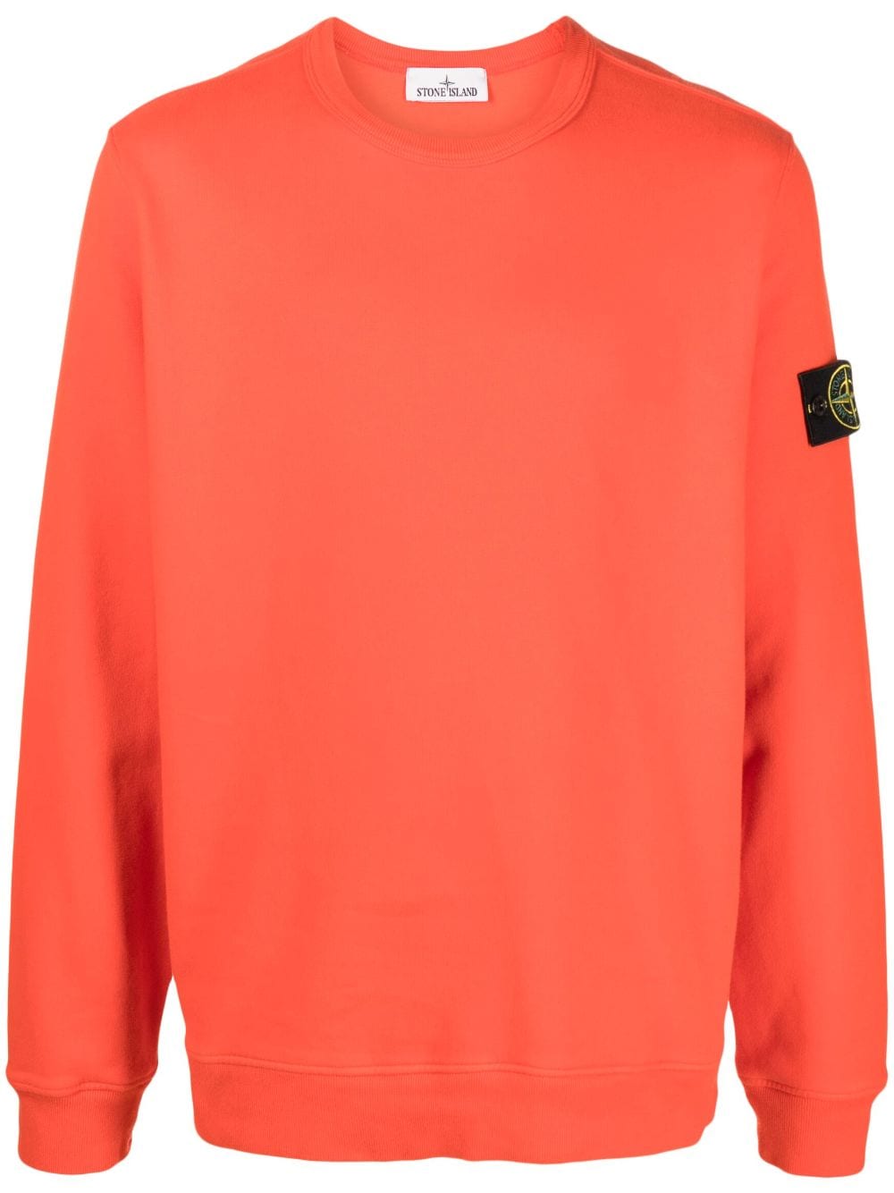 Stone Island Sweater met Compass-logopatch - Oranje