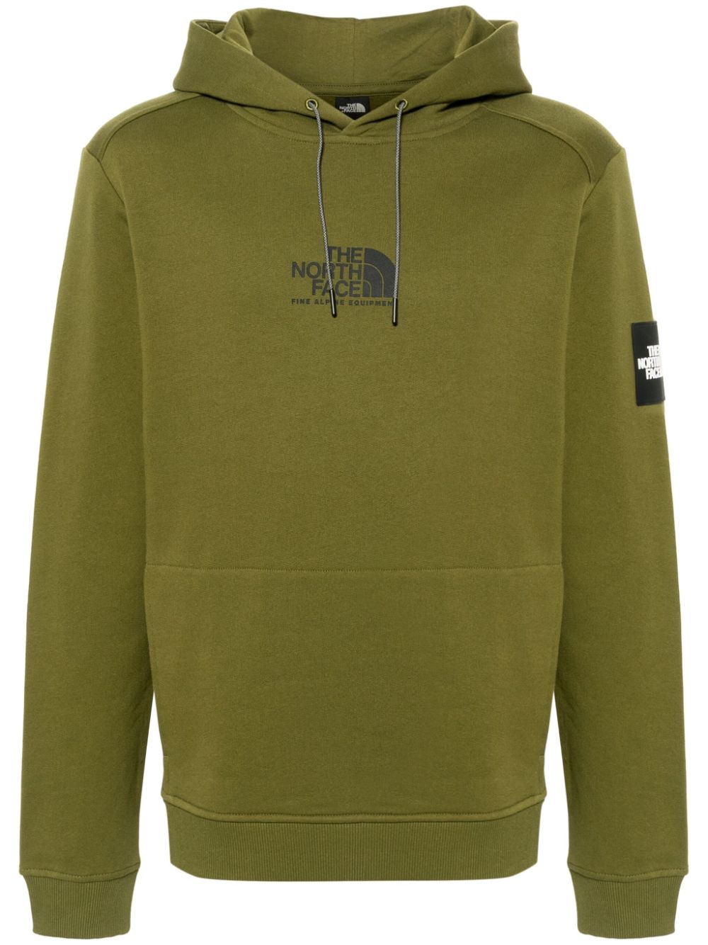The North Face Hoodie met logoprint - Groen