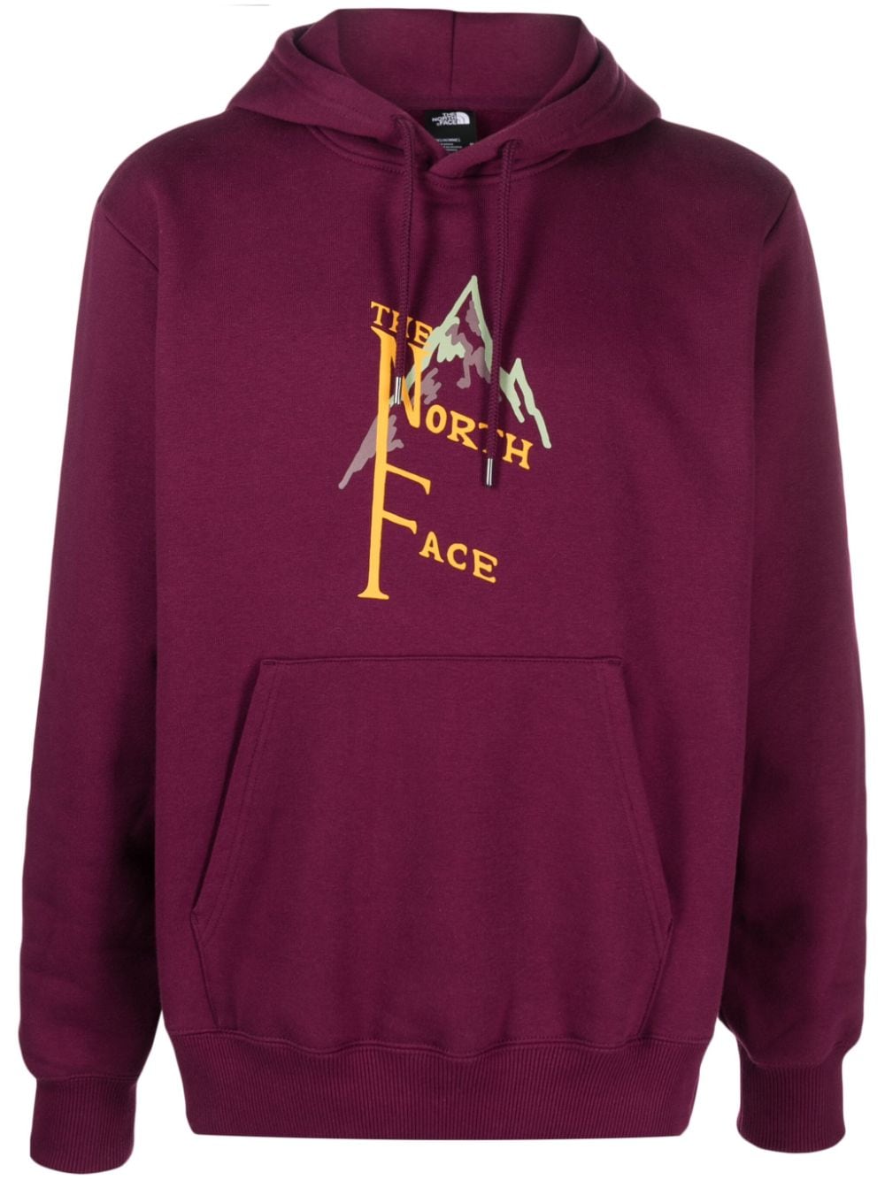 The North Face Hoodie met logoprint - Paars