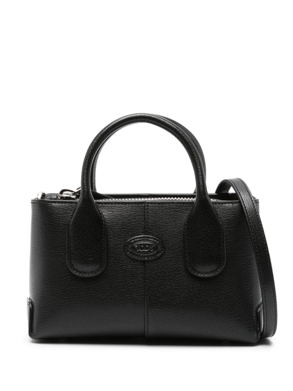 Tod's Di leren kleine tas - Zwart
