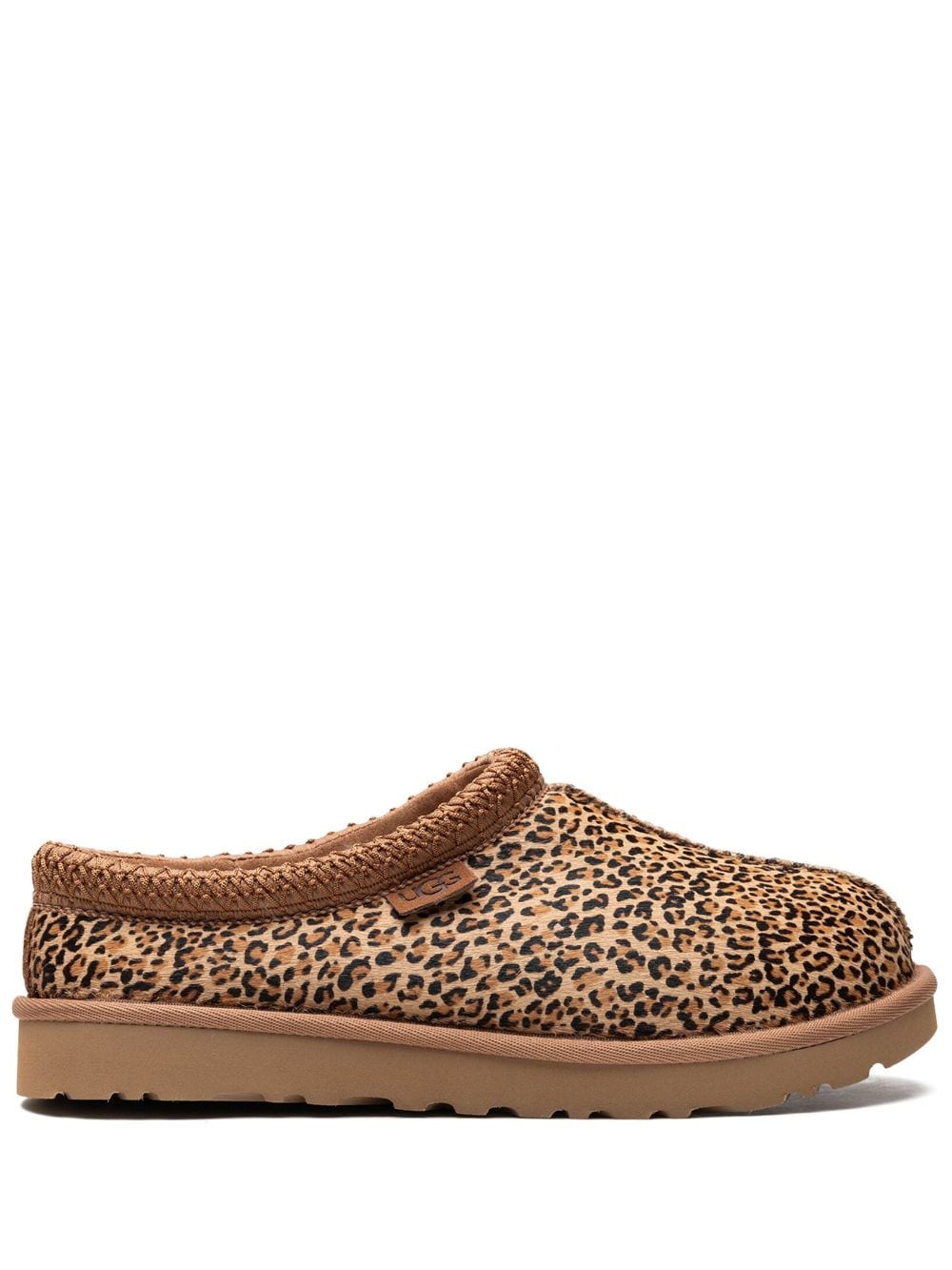 UGG Tasman Speckles slippers met luipaardprint - Bruin