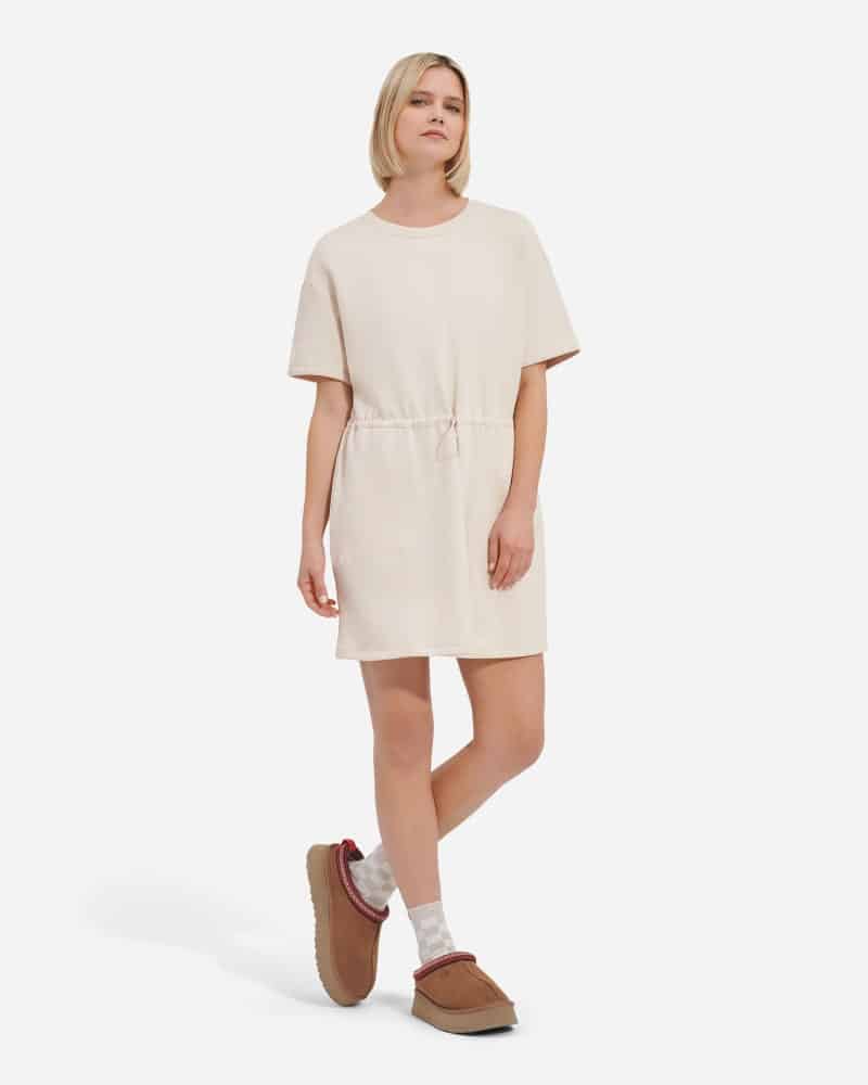 UGG® Anisha-jurk voor Dames in Antique, Maat XS, Katoen