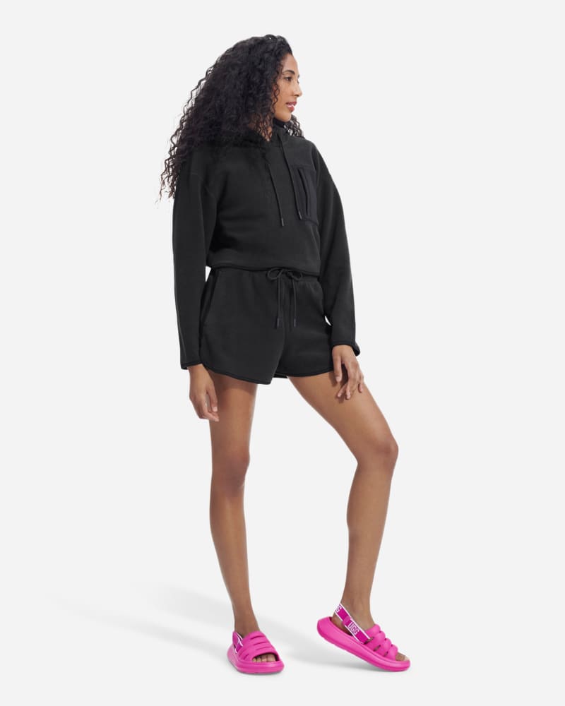 UGG® Petria-short van imitatielammy voor Dames in Ink, Maat 2XS, Katoen/Polyester