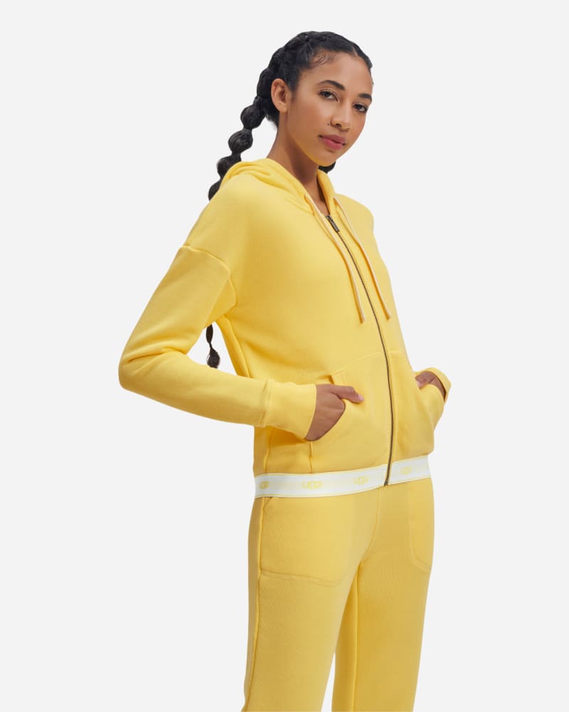 UGG® Sena hoodie voor Dames in Pale Lily, Maat L, Katoenmix