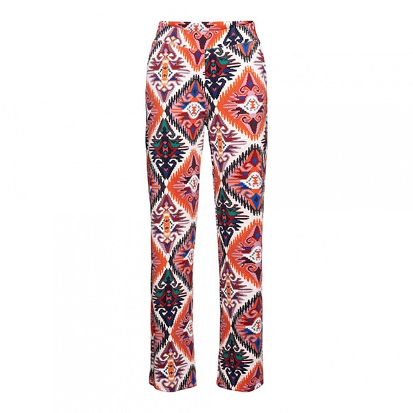 &Co Woman &co women broek tamara big ikat navy multi