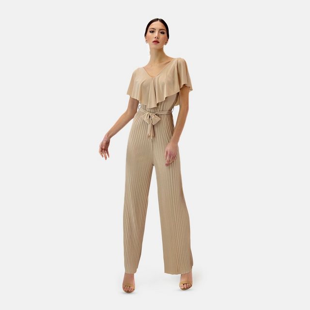 Elara Jumpsuit Elara Damen Jumpsuit V-Schnitt (1-tlg)