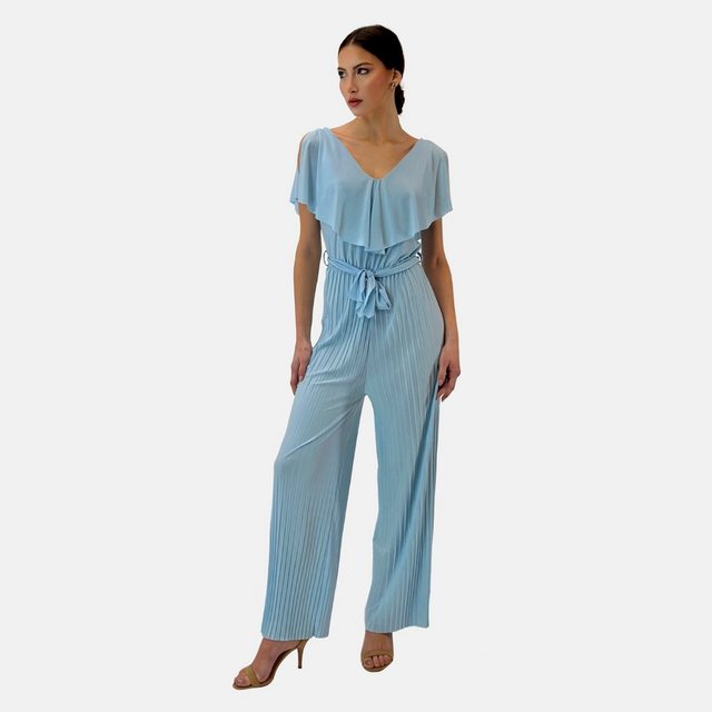 Elara Jumpsuit Elara Damen Jumpsuit V-Schnitt (1-tlg)