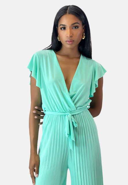 Elara Jumpsuit Elara Damen Jumpsuit V-Schnitt (1-tlg)