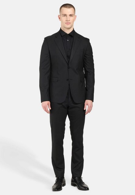 Lawrence Grey Hosenanzug Anzug 2-teilig Gestreift - Slim Fit