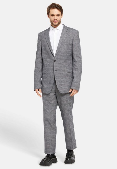 Lawrence Grey Hosenanzug Anzug 2-teilig Kariert - Slim Fit