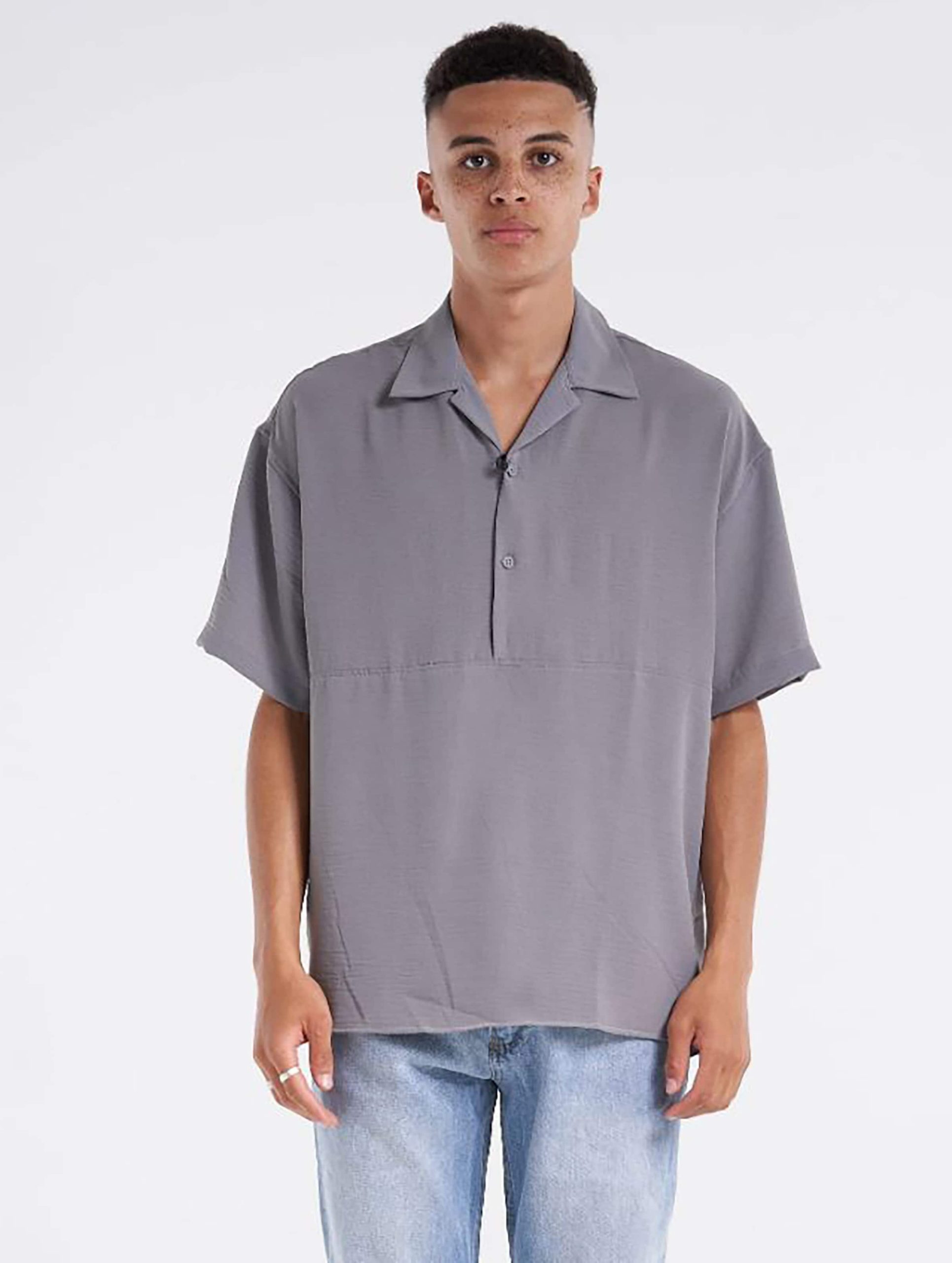 2Y Premium Wrinkled Textured Blouse Hemd