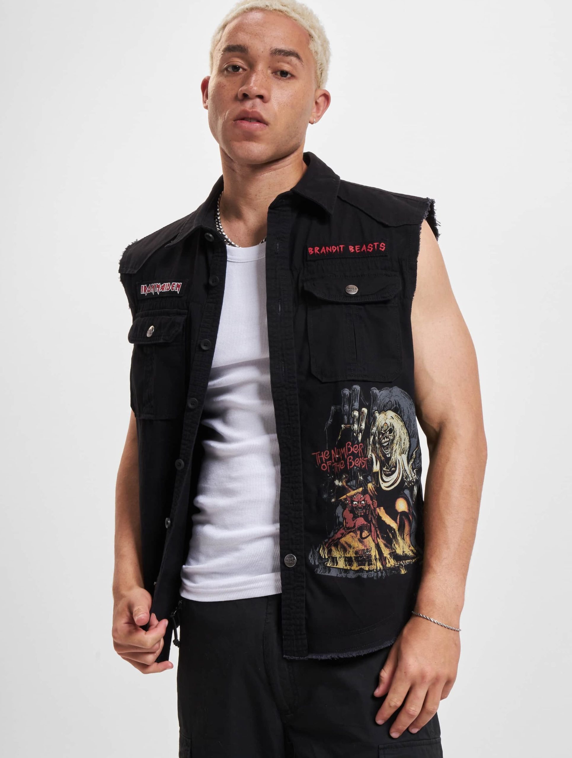 Brandit Iron Maiden Vintage Sleeveless NOTB Hemd