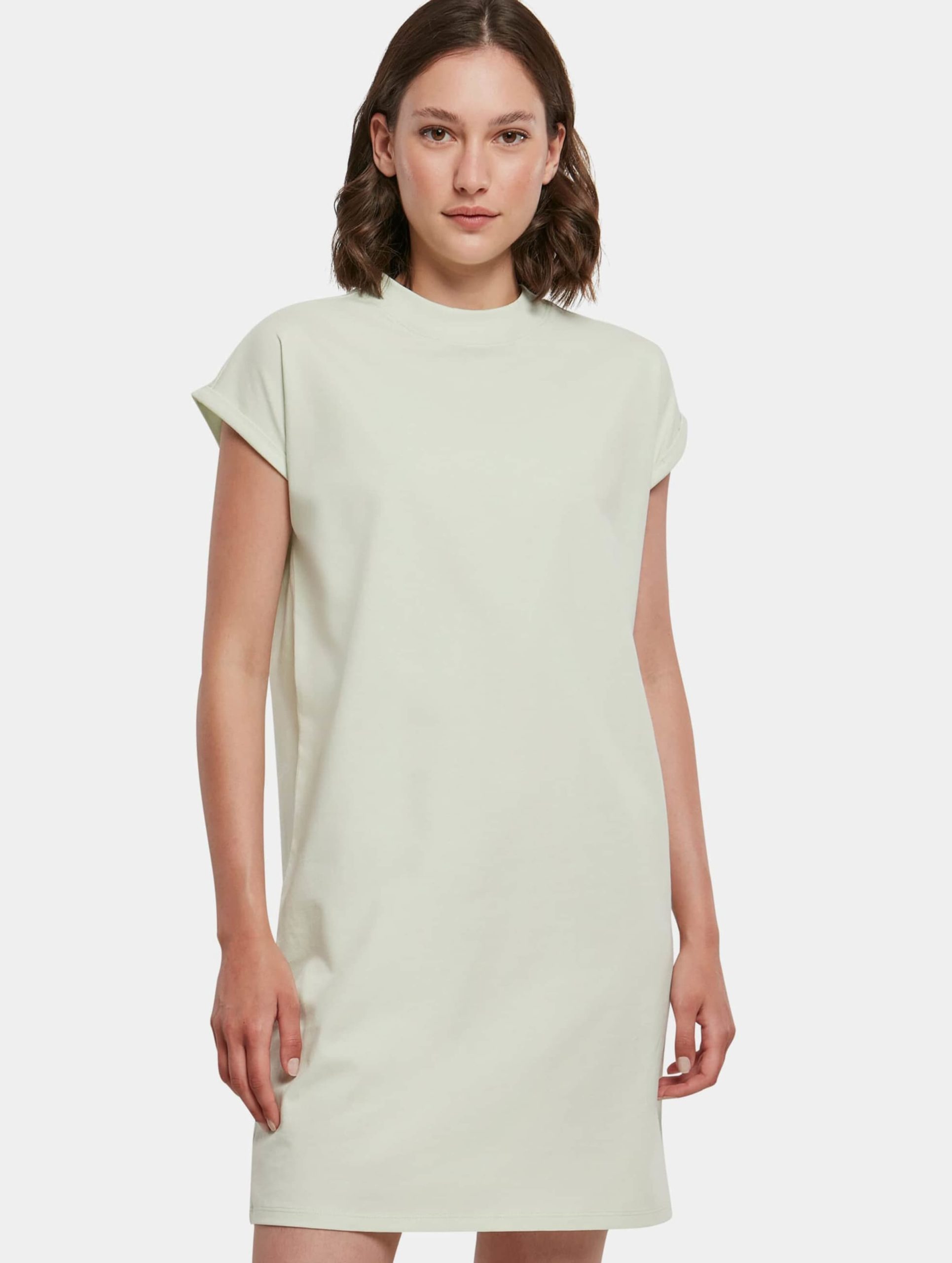Build Your Brand Ladies Turtle Extended Shoulder Kleid