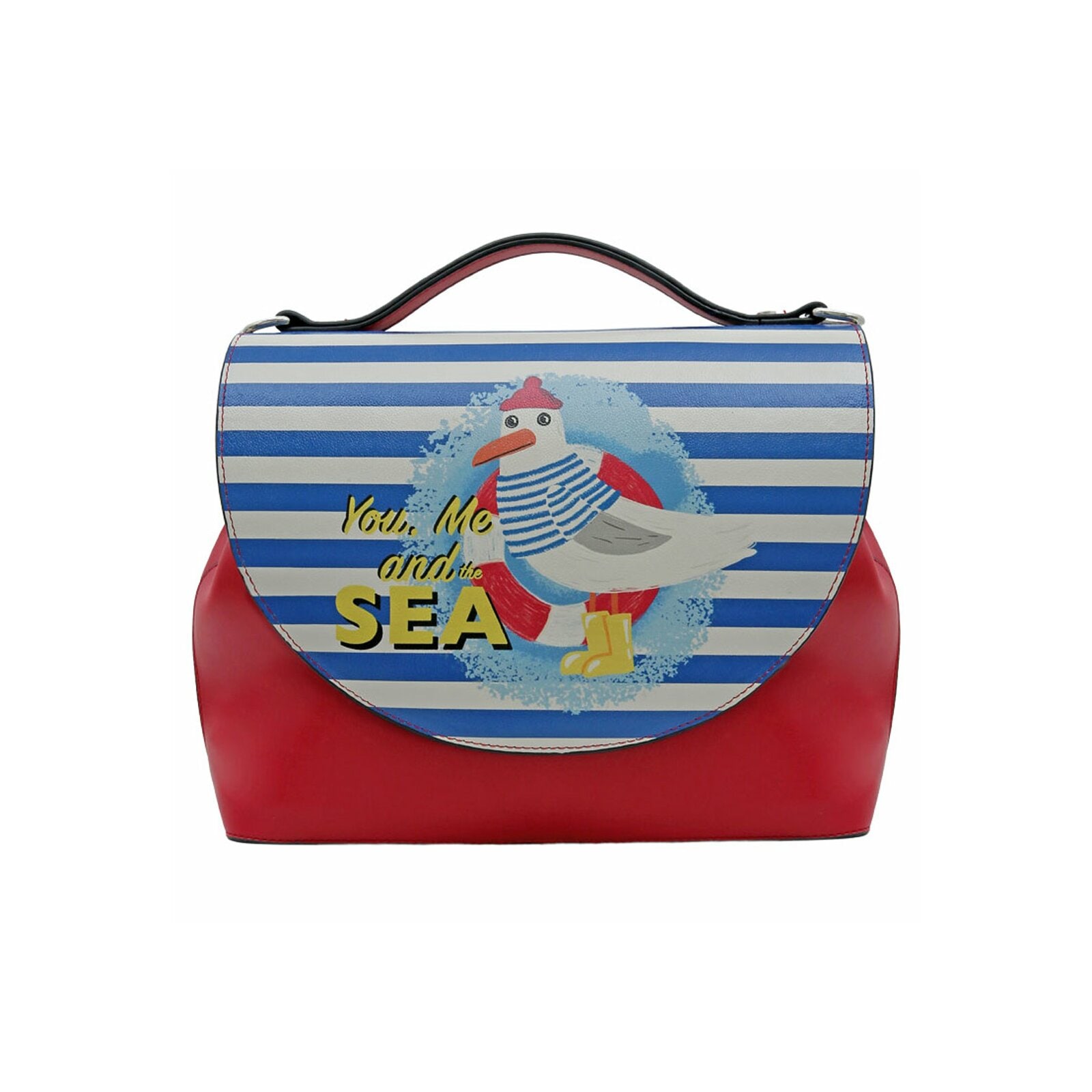 DOGO Henkeltasche "Damen Handy Bag You, Me And The Sea Vegan Damen Handtaschen", Vegan